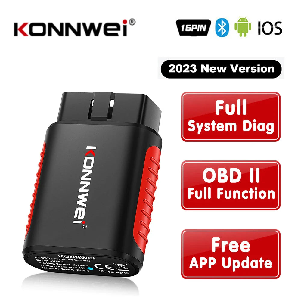 KONNWEI KDIAG MINI 2023 Full System Auto Scanner - OBD2 Car Diagnostic Tool