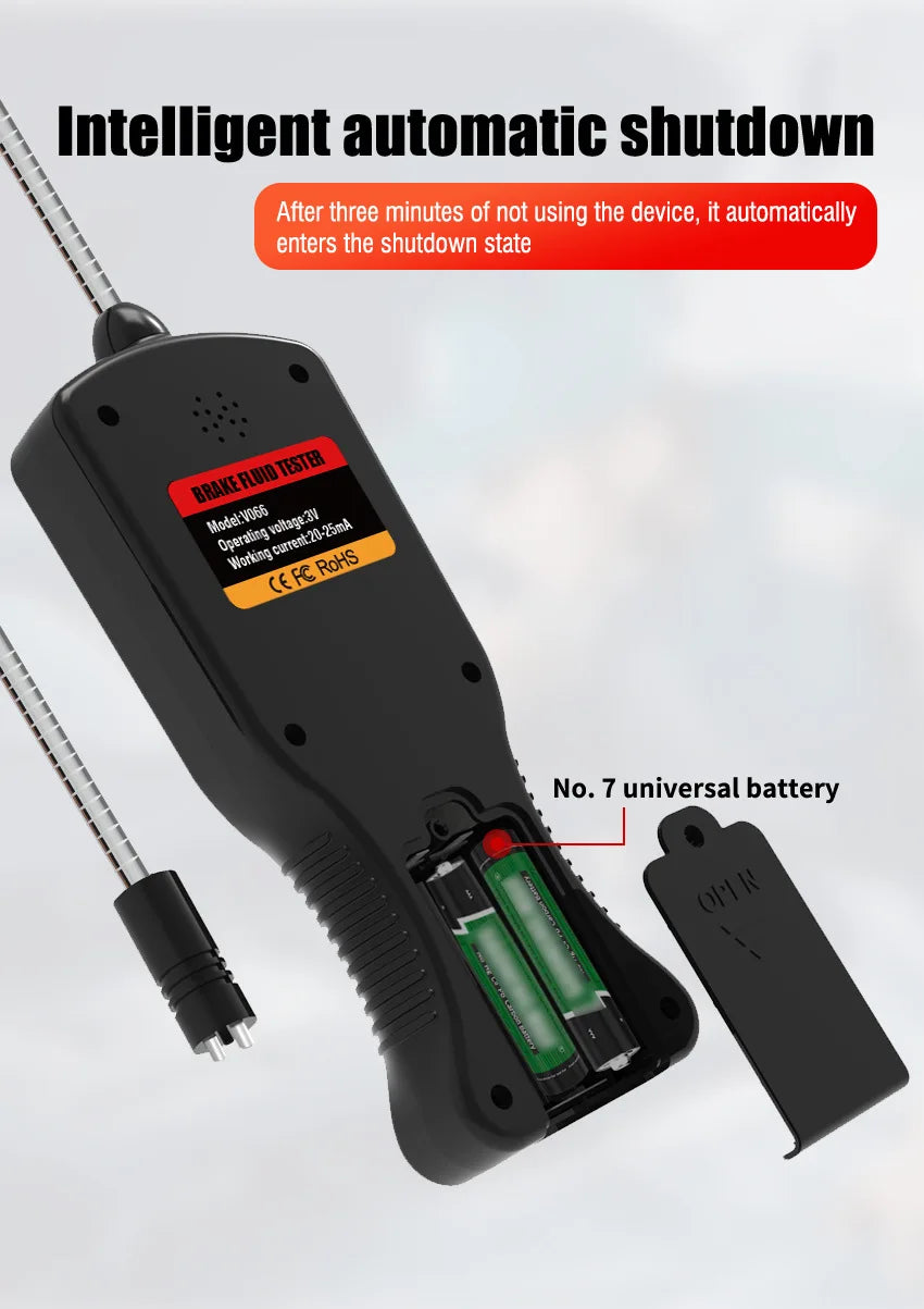 Automotive Digital Brake Fluid Tester Oil Quality Detector Tool